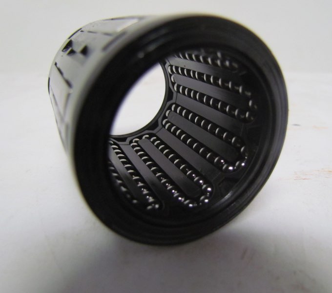 Inner view of a linear ball bearing