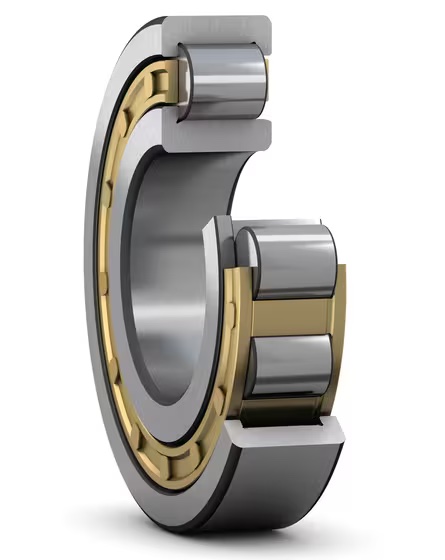 Cutaway of a cylindrical roller
bearing