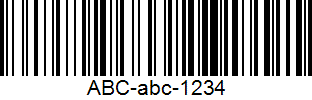 Example Code 128 barcode